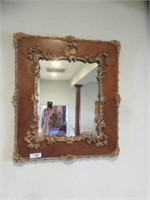 ANTIQUE CARVED FRENCH STYLE MIRROR