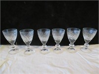 6PC CRYSTAL CORDIALS 3.5"T