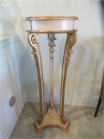 CARVED FRENCH STYLE PLANT STAND