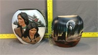 Native American Decorative vases