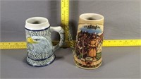 American themed steins