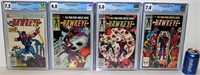 4 CGC Graded Hawkeye LE 4 Part Comic Books