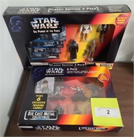 2 NIB STAR WARS POWER OF THE FORCE PLAY SETS