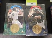 2 SEALED BOXES BASEBALL TRADING CARDS, 93' LEAF