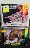 NIB STAR WARS ELECTRONIC REBEL SPEEDER + RANCOR