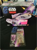 NIB STAR WARS ACTION FIGURE AND OUTRIDER VEHICLE