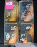 4 NIB STAR WARS POWER OF THE FORCE ACTION FIGURES