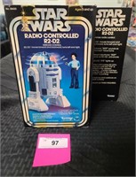 1977 STAR WARS RC R2-D2, IN BOX + COLLECTORS CASE