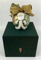 Sarabella Blown Glass Christmas Ornament