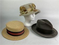 Selection of Hats Including Norman Durand