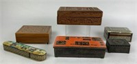 Selection of Trinket Boxes including Mapsa Music