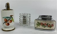 Table Lighters Including Ronson, Lot of 3