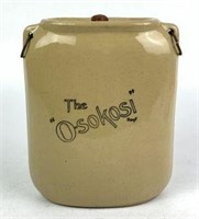 The "O-sokosi" Glazed Ceramic Hot Water Bottle