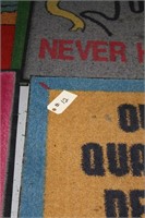 our quality never stops mat