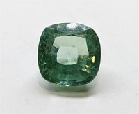 Gen. 5.85ct. Cushion Cut Green Sapphire Gemstone