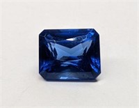 Gen. 11.20ct. Emerald Cut Blue Tanzanite Gemstone