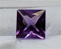 Gen. 1.43ct. Square Cut Amethyst Gemstone