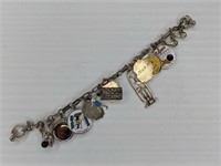 Vintage Sterling Charm Bracelet