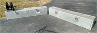 (2) Diamond Tread Alum Side Tool Boxes