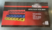 Ironton Metal Rack w/Storage Bins
