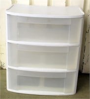 Sterlite Plastic 3-Drawer Cabinet