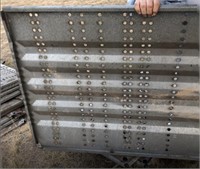25- 3’ x 8’ Metal Panels from Car Hauler Rail Cars