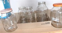 Pantry Storage Jar, Horlick's Jar, 2 qt. Jars