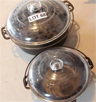 Wagner Ware Dutch Oven w/ Grate & Glass Lid, etc.