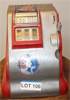 5-cent Liberty Slot Machine, no key