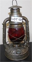 Dietz Little Wizard Red Globe Railroad Lantern