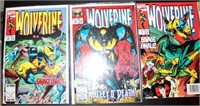 (5) Wolverine Comic Books