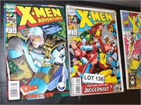 (4) X-Men Comic Books