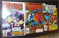 (2) Wolverine/Spiderman Comic Books