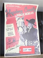 Hopalong Cassidy Advertising Poster