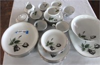 Stonegate Germany Bavarian "Midnight Rose" Dishes