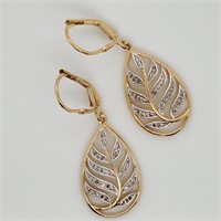 $240 Silver Diamond(0.2ct) Earrings