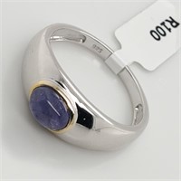 $300 Silver Tanzanite(1.7ct) Ring