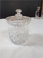 Cut glass with lid