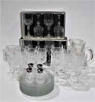 44pc Crystal Set: