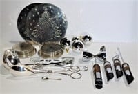 28 pc Silver Plated items