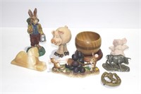 9 pcs. Misc Figurines & Other Items