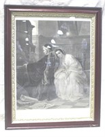 "La Musique Consolatice" Framed Print 1891