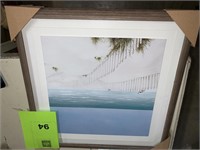 17x17 Sand Beach Picture Print