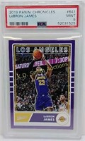 2019 PANINI CHRONICLES LEBRON JAMES PURPLE -