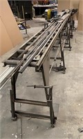 Heavy Duty Rolling Material Lay Down Rack