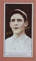 Ernest Wilie Baseball Tobacco Card