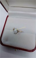 14KT Gold & Opal Ring (2.0 grams) size 5 1/2