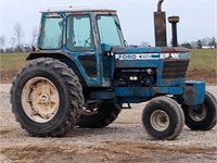 AH803-BLUE FORD 9700 CAB TRACTOR