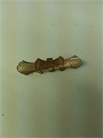 Victorian Gold Bar Pin