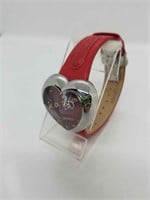 Designer Chronoteck Red Heart Watch Works